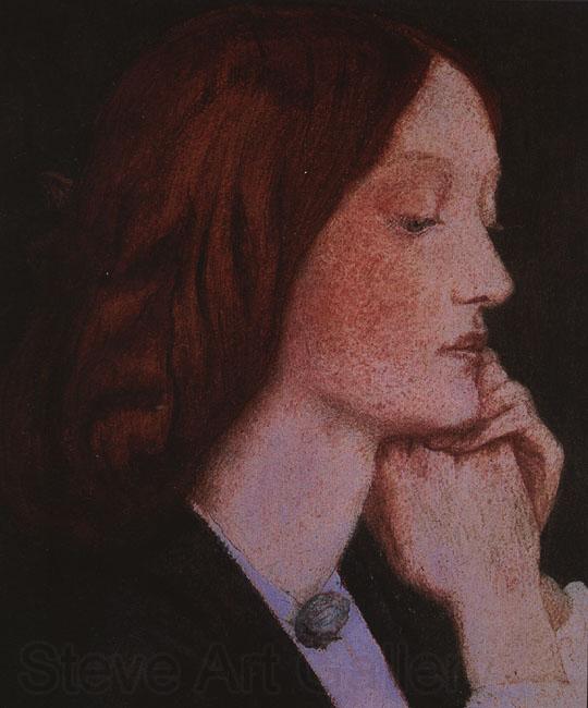 Dante Gabriel Rossetti Portrait of Elizabeth Siddal